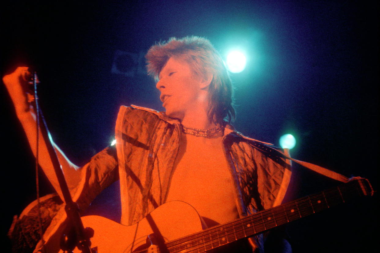 Ziggy Stardust Era Bowie In LA - Credit: Michael Ochs Archives/Getty Images