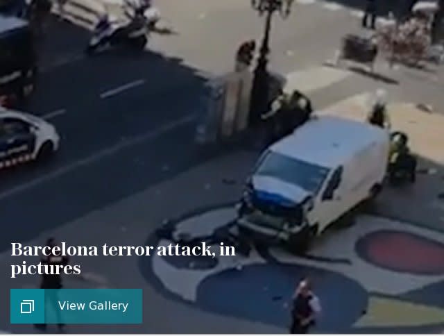 Barcelona terror attack, in pictures