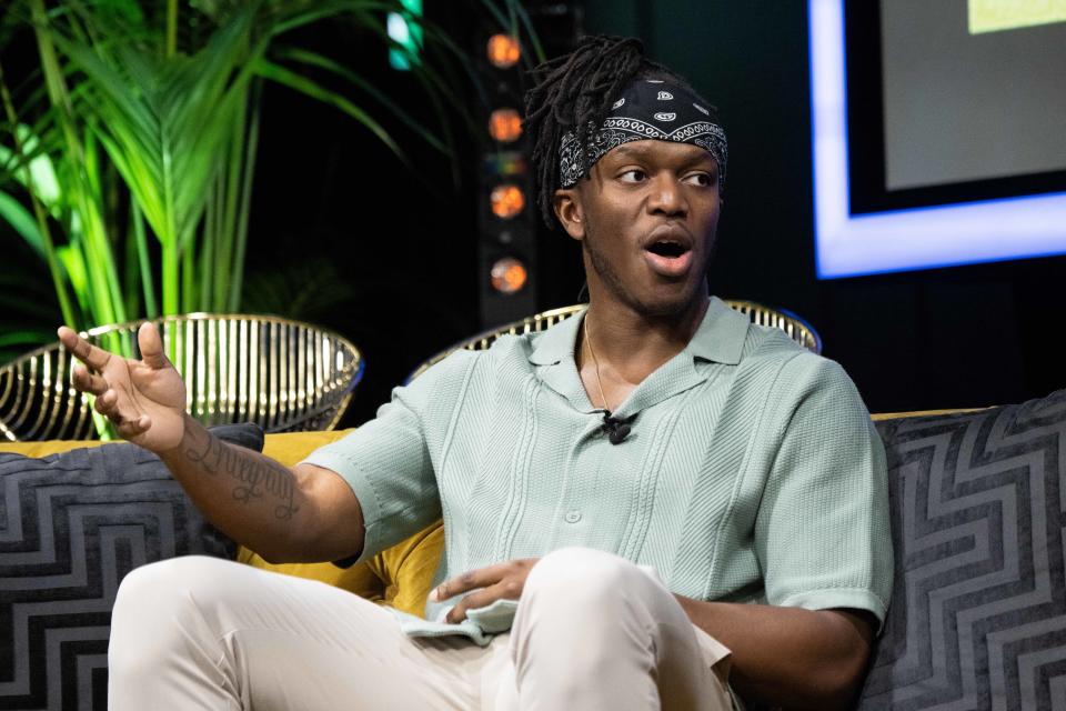 KSI rose to fame a young gamer on YouTube. (Getty Images for Amazon Prime Video)