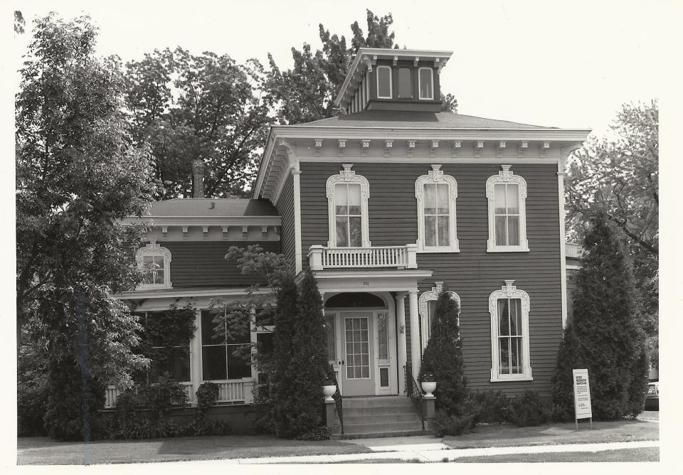 The historic Wright House was built in the Italianate style in 1881 and sits at the northeast corner of Sixth and McIndoe streets in Wausau in the near east-side Andrew Warren Historic District. The house was listed on the National Register of Historic Places in 1982.