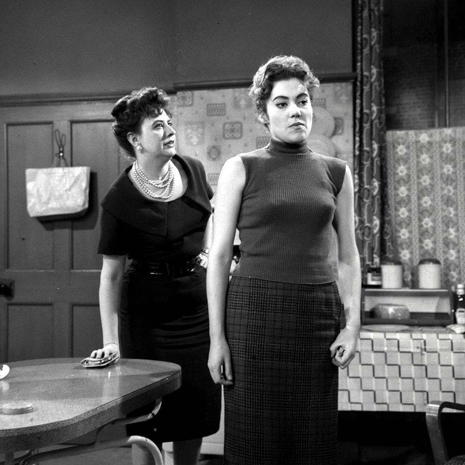 The dispute between Elsie Tanner (Patricia Phoenix) and daughter Linda (Anne Cunningham) - ITV/Shutterstock