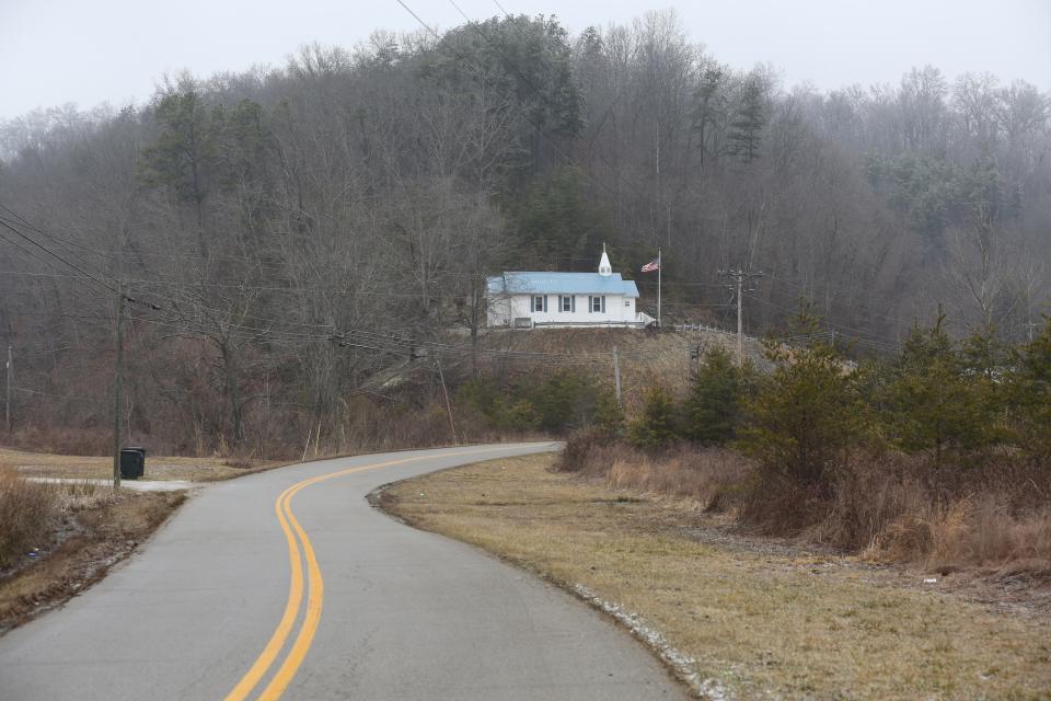 A scene from Magoffin County, Kentucky, home to Hustler Magazine founder Larry Flynt, who died in February 2021.