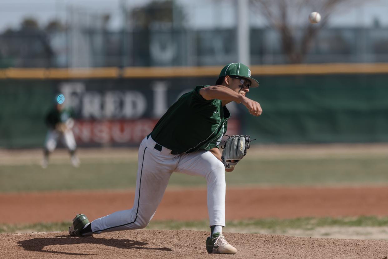 Montwood baseball goes against Midland High in SISD Baseball Tourney Thursday, Feb. 24, 2022, at Montwood High School in El Paso, TX.