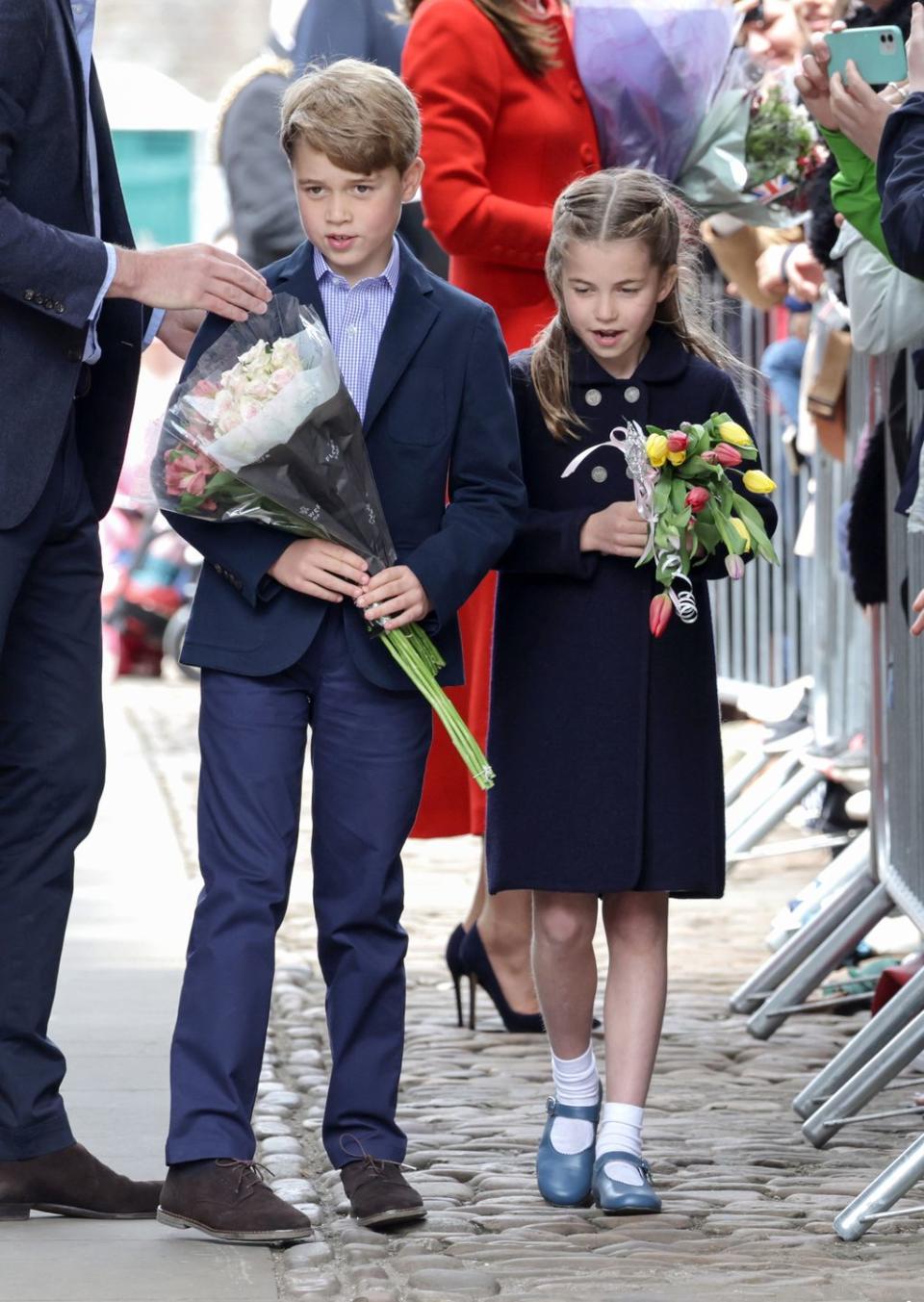 <p>Prince George and Princess Charlotte made a surprise visit to Wales with their parents in honor of the platinum jubilee. <a href="https://www.townandcountrymag.com/society/tradition/a40194313/prince-george-princess-charlotte-wales-platinum-jubilee-photos/" rel="nofollow noopener" target="_blank" data-ylk="slk:See a few more photos of the day here.;elm:context_link;itc:0;sec:content-canvas" class="link ">See a few more photos of the day here.</a></p>