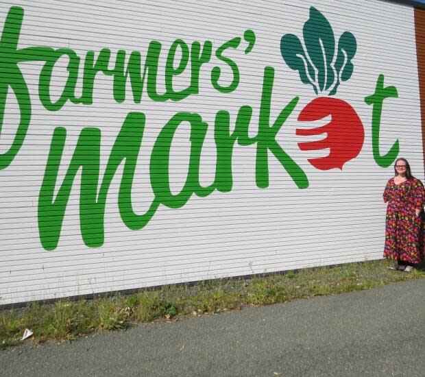 St. John’s Farmers’ Market executive director Pamela Anstey describes the book fair as a combination of trade show, market and meeting place.  (Elizabeth Whitten - image credit)