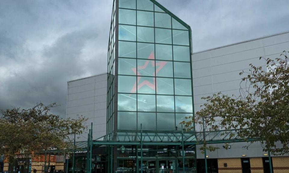 The Cineworld multiplex in Stevenage