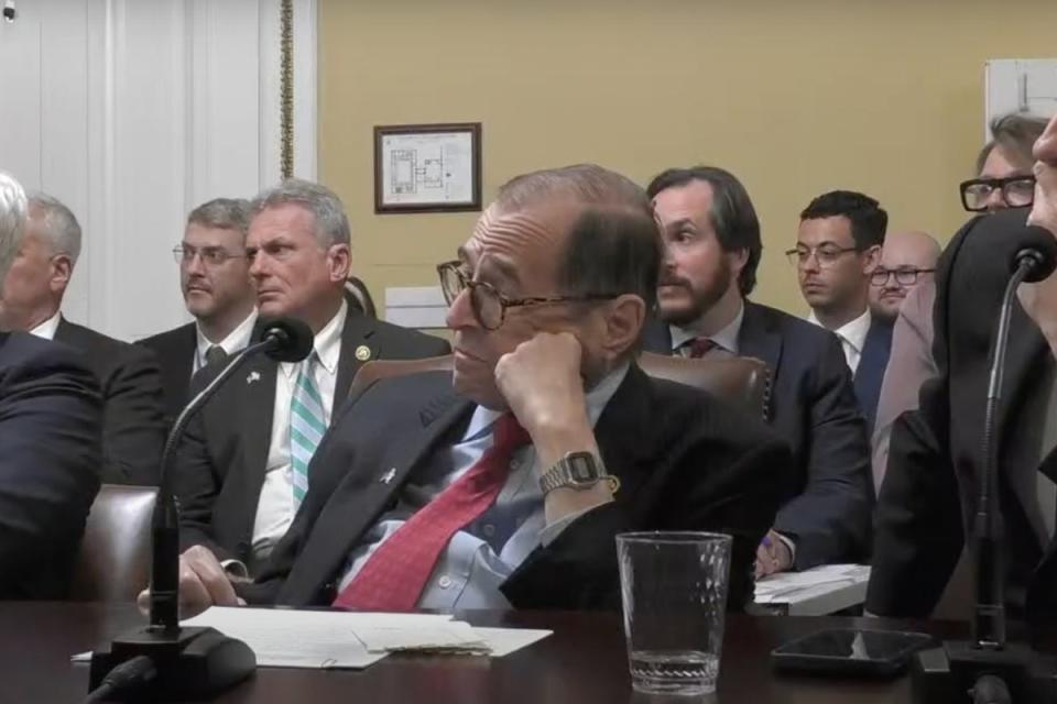 Democratic Rep Jerry Nadler corrected Republican Ralph Norman during a House Rules hearing on Tuesday (House Rules / YouTube)