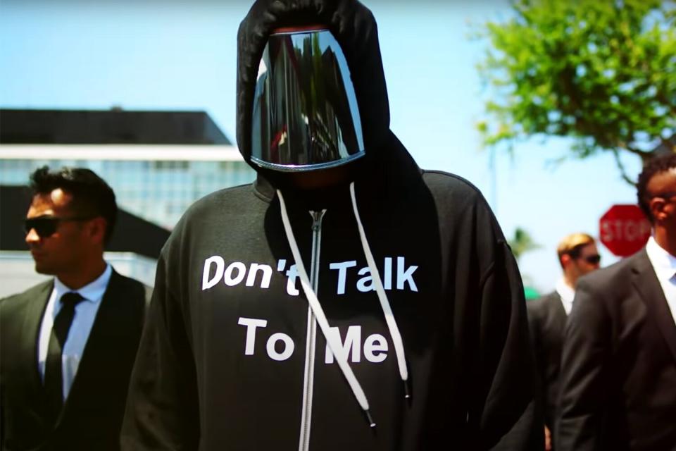 “Don’t Talk to Me” shirt, Masked Singer