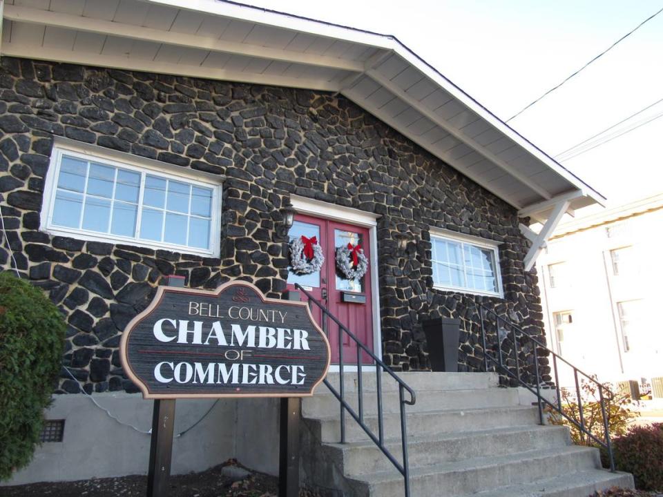 The Bell County Chamber of Commerce in Middlesboro, Ky., is in a building constructed in 1926 from 42 tons of coal mined in the area.