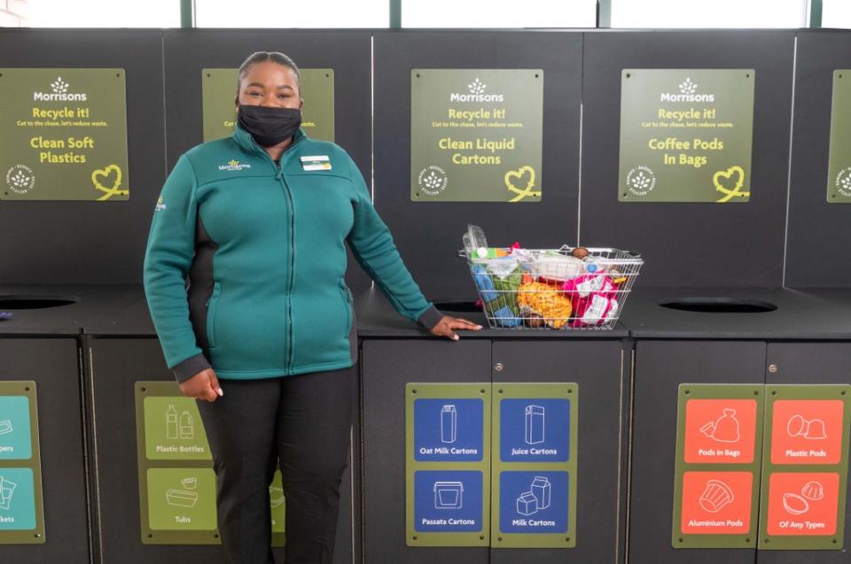 Morrisons is installing new recycle points in six stores in Edinburgh. (Morrisons / PA)