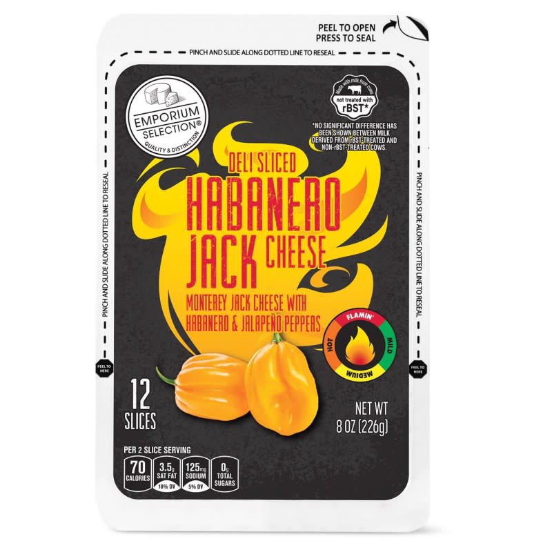 Emporium Selection Deli Sliced Habanero Jack Cheese<p>Aldi</p>