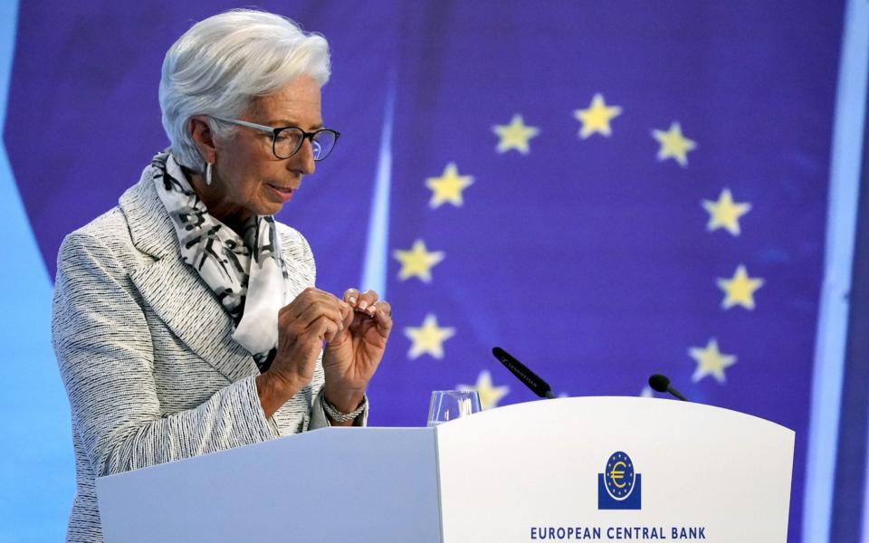 ECB President Christine Lagarde interest rates inflation energy crisis gas Russia - RONALD WITTEK/EPA-EFE/Shutterstock