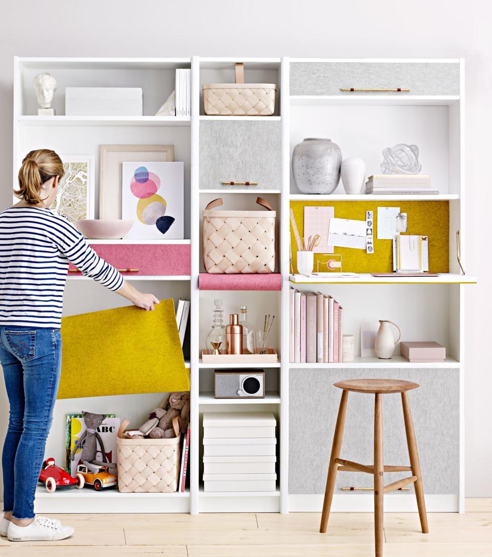 DIY Fold-Down Desk