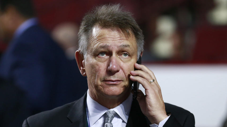 Ken Holland's phone will be getting a workout this offseason. (Photo by Jeff Vinnick/NHLI via Getty Images)