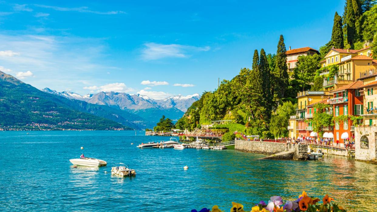 the town of varenna, on lake como