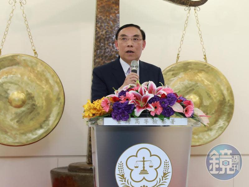 法務部長蔡清祥否認外役監遴選有因權貴開後門，並稱一定會嚴格審核。（本刊資料照）