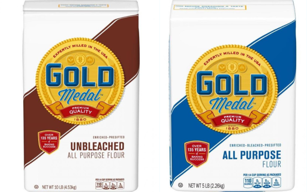 <p><a href="https://www.fda.gov/safety/recalls-market-withdrawals-safety-alerts/general-mills-recalls-four-gold-medal-unbleached-and-bleached-all-purpose-flour-varieties-dated#recall-announcement" rel="nofollow noopener" target="_blank" data-ylk="slk:General Mills/FDA;elm:context_link;itc:0;sec:content-canvas" class="link ">General Mills/FDA</a></p>