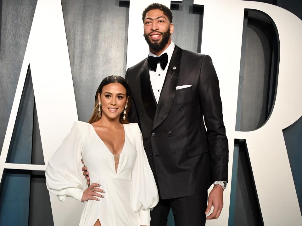 Anthony Davis and his wife, Marlen Davis.