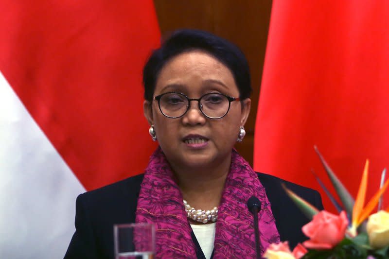 Indonesia's Foreign Minister, Retno Marsudi, condemned Monday's shelling of the Indonesian Hospital as a "clear violation of international humanitarian laws." File Photo by Stephen Shaver/UPI
