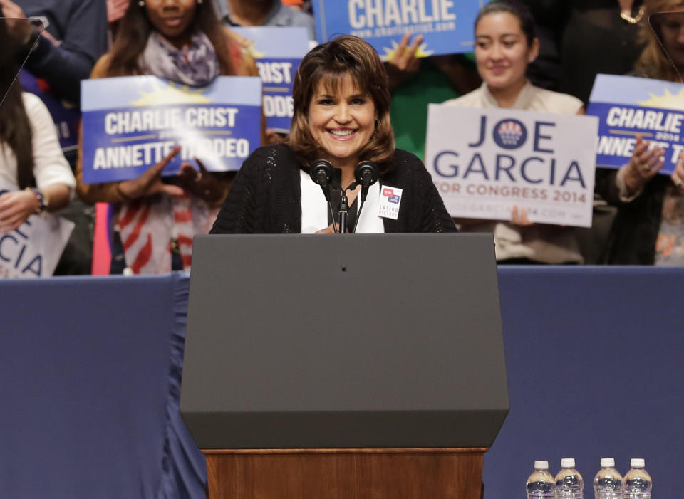 Democrat Annette Taddeo won a special election to represent Florida's 40th state Senate district. (Photo: Alexander Tamargo/Getty Images)