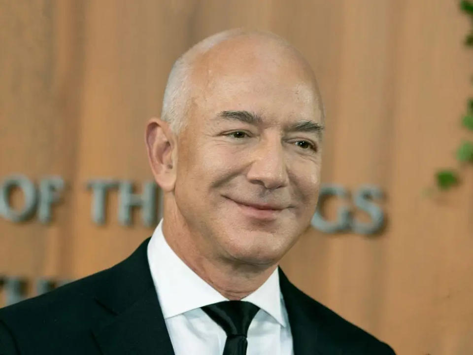 Lange war der Gründer Jeff Bezos selbst CEO des Internet-Riesen Amazon. - Copyright: Dave J Hogan/Dave J. Hogan/Getty Images
