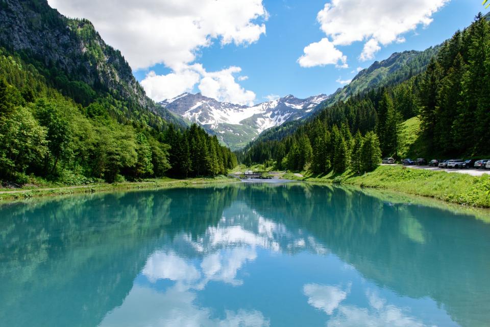 Beautiful scenes on the Liechtenstein trail - getty