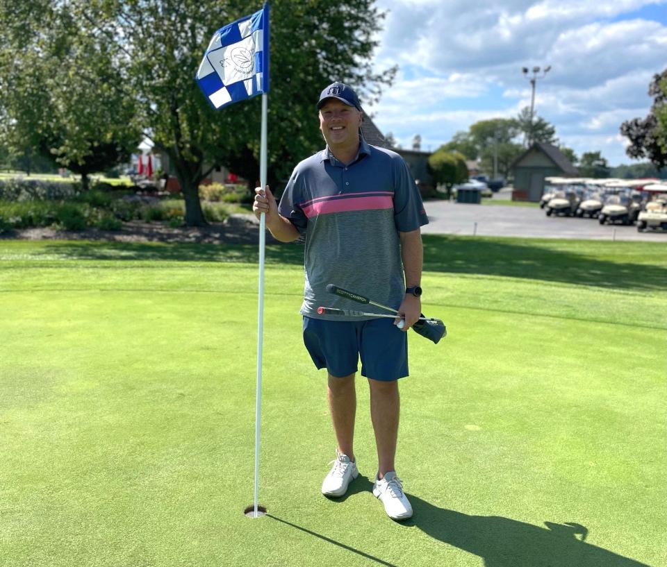 No one shot a hole-in-one on the No. 14 hole on Green Meadows for the first 49 years of the club's existence. Ryan Chesney recently became the second person this summer to accomplish the feat.