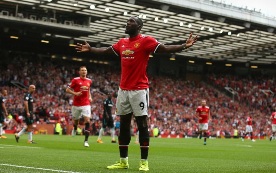 Fans up and down the country will have won money if they bet on Romelu Lukaku scoring two for Manchester Utd - AP