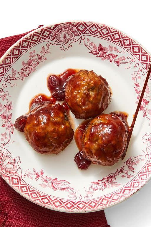 Tangy Cranberry Meatballs