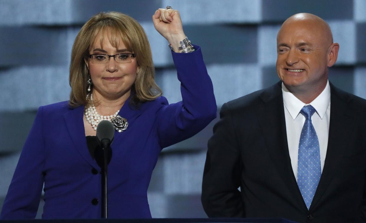 Gabby Giffords is taking&nbsp;ATF to court to get a better picture of the Trump administration's gun policies. (Photo: Mike Segar/Reuters)