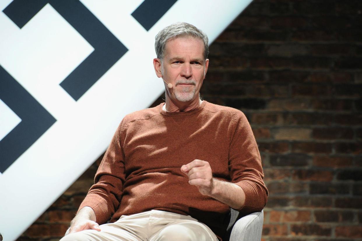 Co-founder and CEO of Netflix Reed Hastings speaks onstage during The New Yorker TechFest 2016 on 2 October 2016 in New York City: Getty