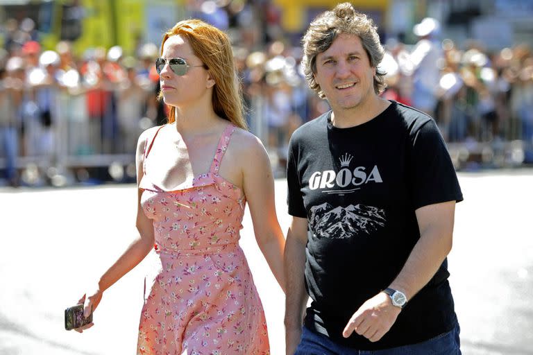 Agustina Kampfer y Amado Boudou