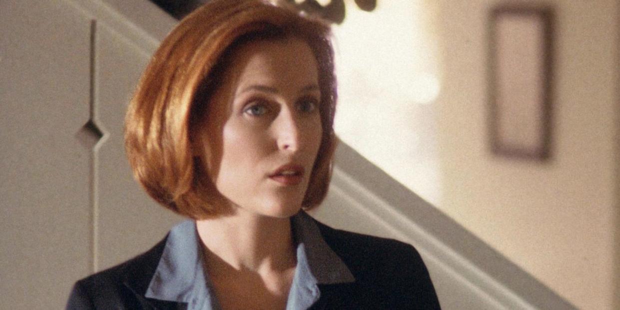 gillian anderson as scully, the x files season 8