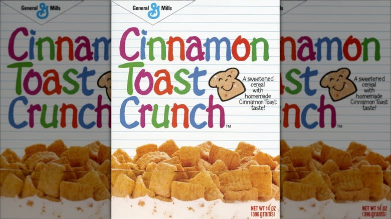 1985 Cinnamon Toast Crunch box