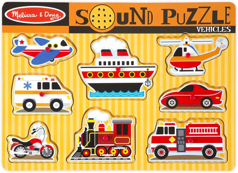 Melissa & Dough Vehicles Sound Puzzle