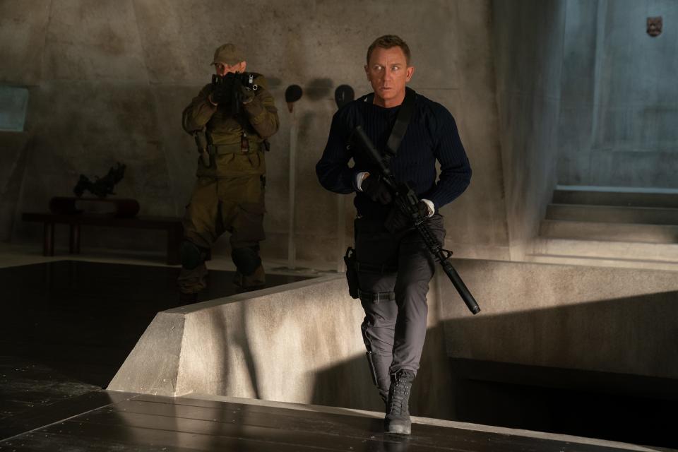 In "No Time to Die," due for release April 8, Daniel Craig returns as British spy James Bond.