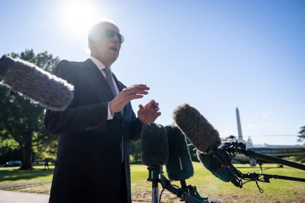 President Biden Departs The White House For New York - Credit: Drew Angerer/Getty Images