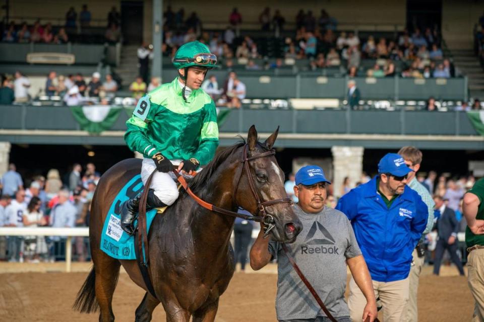 Blowout earned a spot in the Breeders’ Cup Filly and Mare Turf with her victory at Keeneland last weekend.