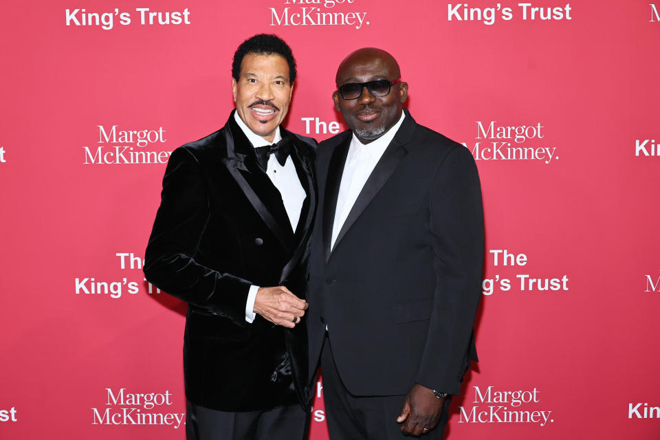 Lionel Richie and Edward Enninful OBE attend The King's Trust 2024 Global Gala