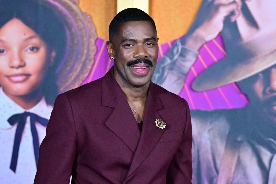 <p>Frederic J. Brown/AFP via Getty</p> Colman Domingo is pictured attending the world premiere of "The Color Purple" at the Academy Museum in Los Angeles, December 6, 2023.