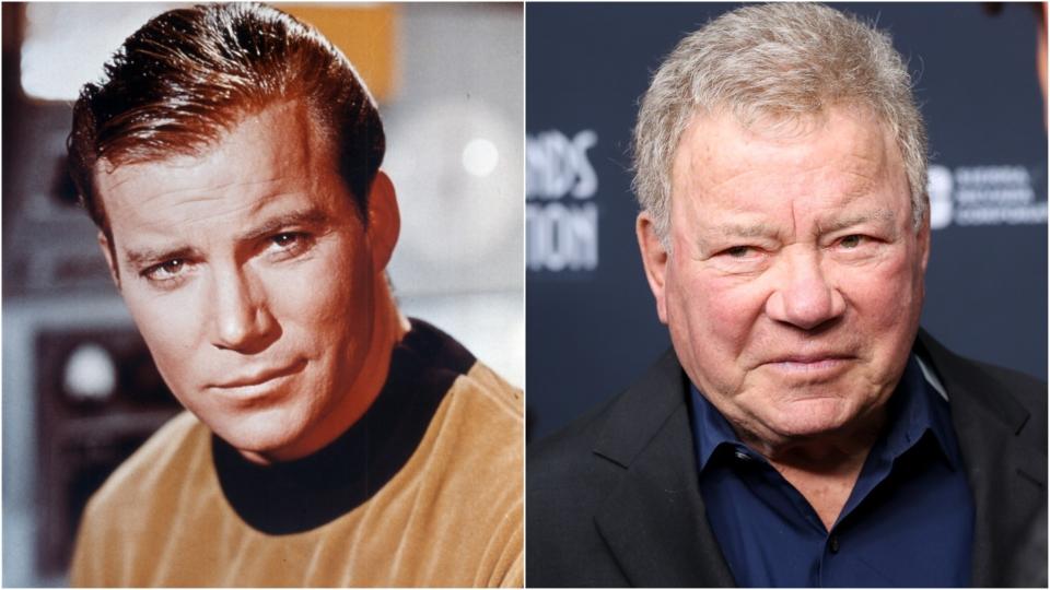 William Shatner Then and Now