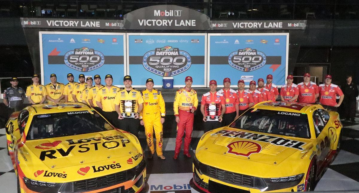 2024 Daytona 500 starting grid Joey Logano is on pole. See how they'll