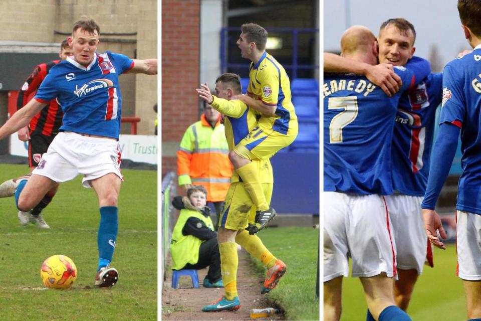 Wyke was a regular goalscorer for the Blues from 2015 to 2017 <i>(Image: News & Star / Barbara Abbott)</i>