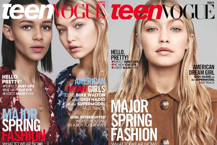 Gigi Hadid teen vogue