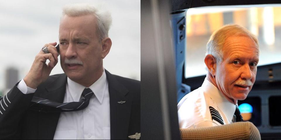 Tom Hanks and Sully Sullenberger