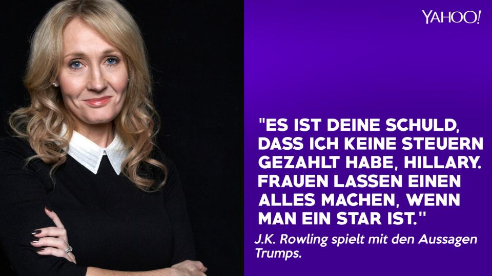 Rowling versus Trump