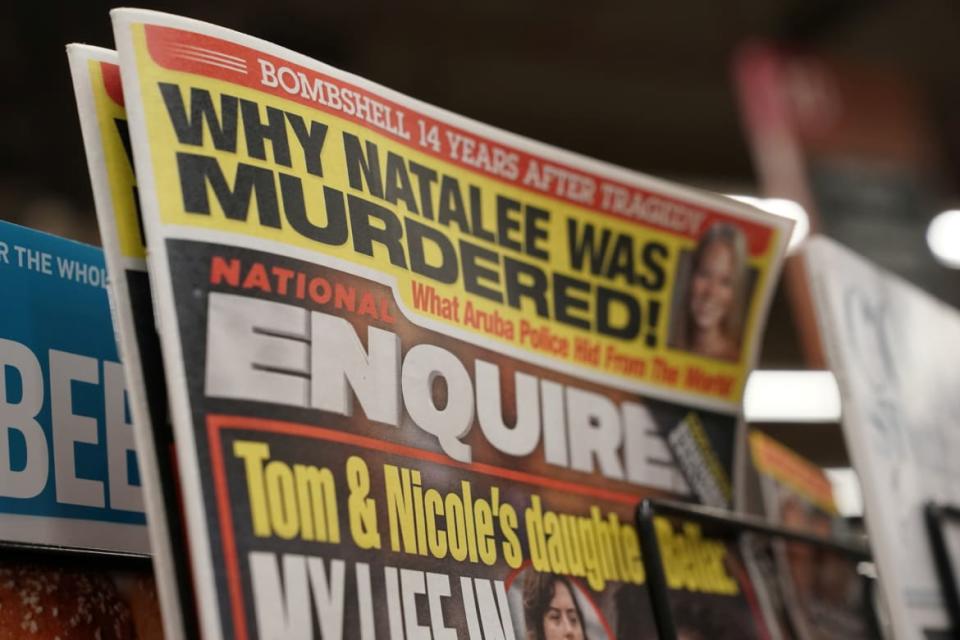 <div class="inline-image__caption"><p>Generoso Pope Jr. started the infamous <em>National Enquirer</em> tabloid newspaper.</p></div> <div class="inline-image__credit">Reuters/Jeenah Moon</div>