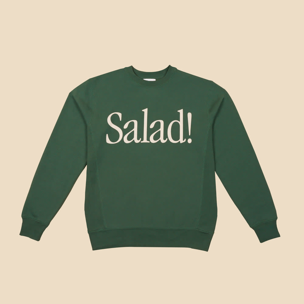 <p><a href="https://shop.sweetgreen.com/products/salad-crewneck" rel="nofollow noopener" target="_blank" data-ylk="slk:Shop Now;elm:context_link;itc:0;sec:content-canvas" class="link rapid-noclick-resp">Shop Now</a></p><p>Salad! Crewneck Sweatshirt</p><p>sweetgreen.com</p><p>$55.00</p><span class="copyright">Sweetgreen</span>