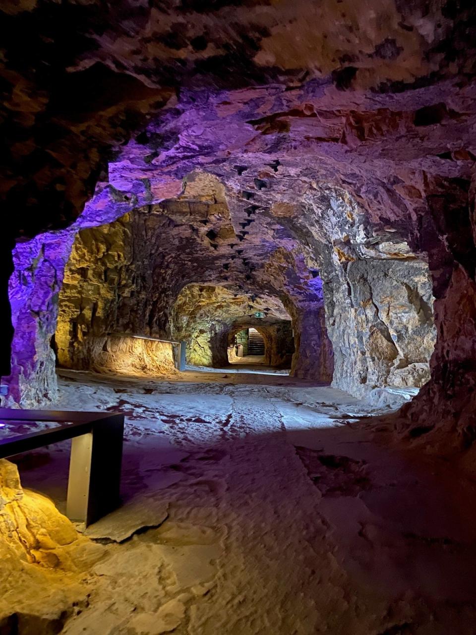 One of the largest chambers of the intricate Bock Casemates dug into the rock beneath the city (Matt Hryciw)