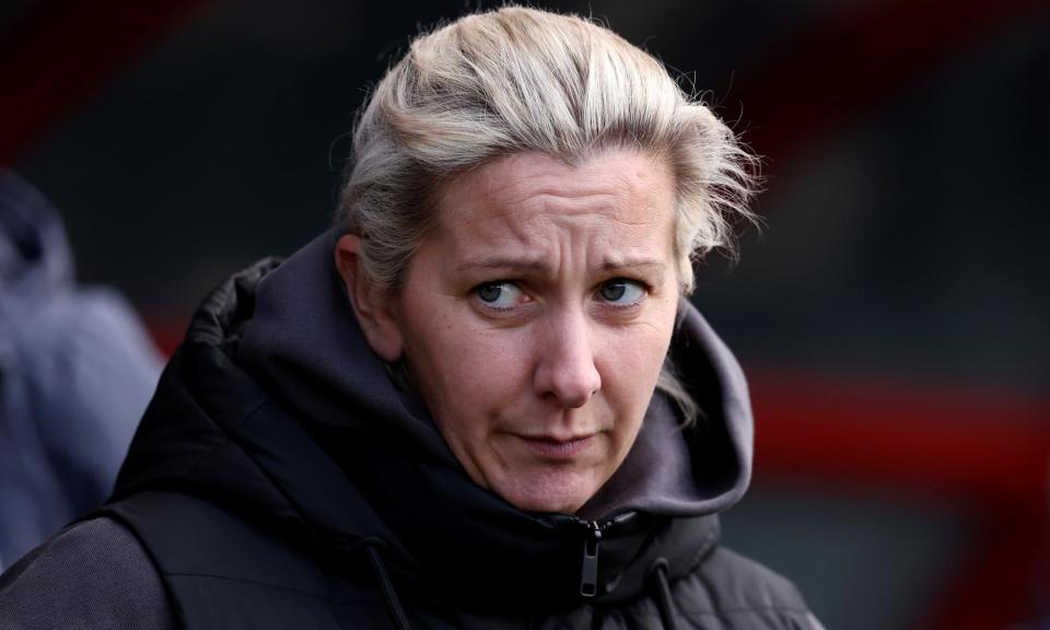 <span>Carla Ward says: ‘Our job and our duty is to protect players, first and foremost. To cross that line is unacceptable.’</span><span>Photograph: Julian Finney/Getty Images</span>